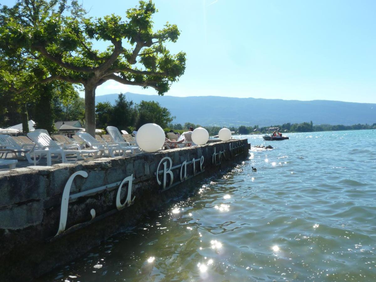 La Baie Des Voiles 3 Chambres 4 A 6 Personnes Au Bord Du Lac Plage Privee Duingt Dış mekan fotoğraf