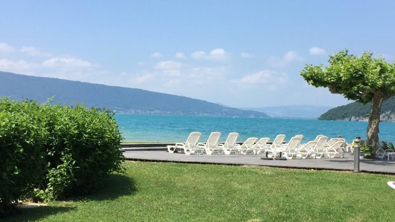La Baie Des Voiles 3 Chambres 4 A 6 Personnes Au Bord Du Lac Plage Privee Duingt Dış mekan fotoğraf